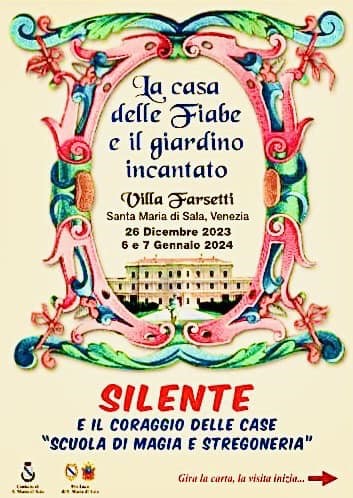 Un Magico evento torna a Villa Farsetti a Santa Maria di Sala, in provincia di Venezia - veneto, "La Casa delle Fiabe e il Giardino Incantato, il 26 dicembre 2023, il 06 e 07 gennaio 2024.