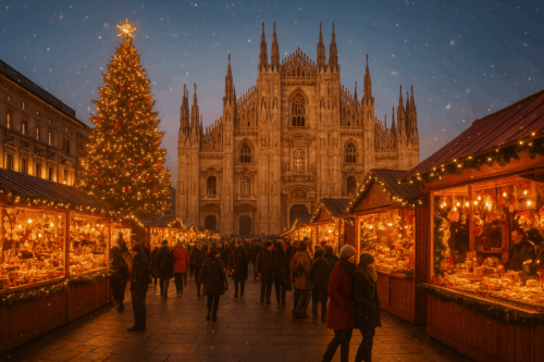 Mercatini di Natale 2025 in Piazza Duomo a Milano: un viaggio nella magia delle feste